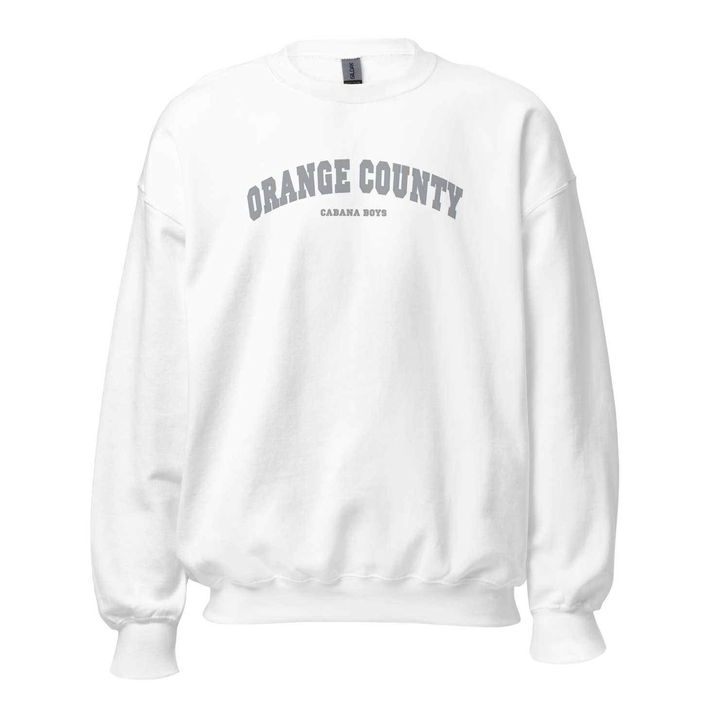 Collegiate Collection Orange County Sweatshirt Filled Letters