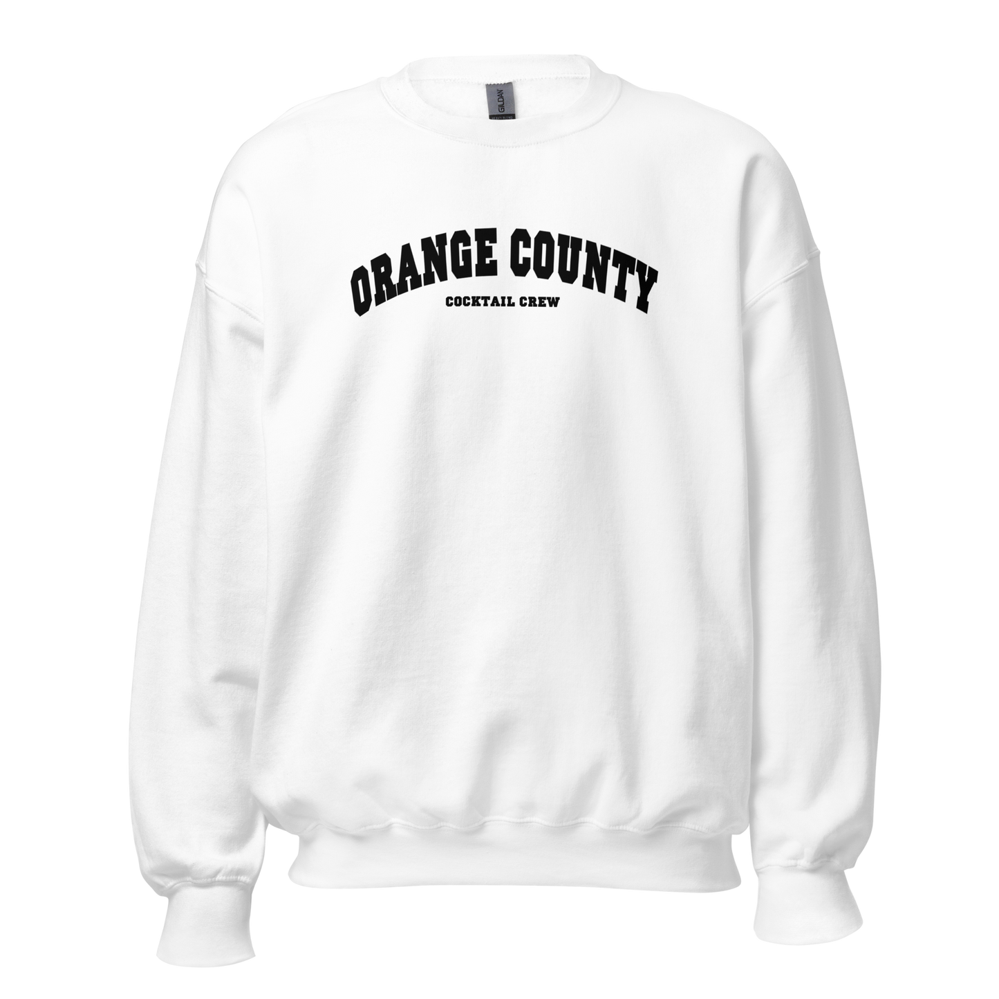 Collegiate Collection Orange County Sweatshirt Filled Letters