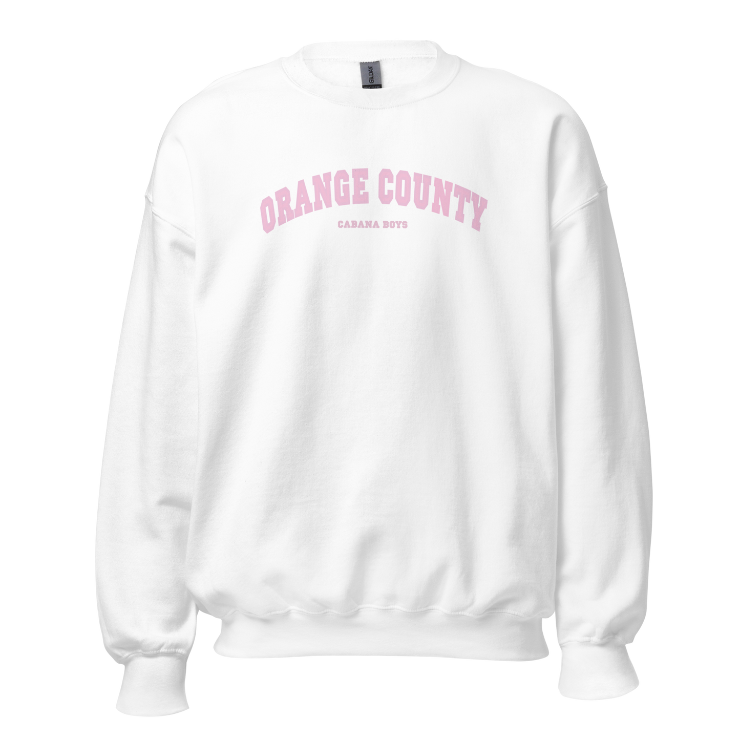 Collegiate Collection Orange County Sweatshirt Filled Letters