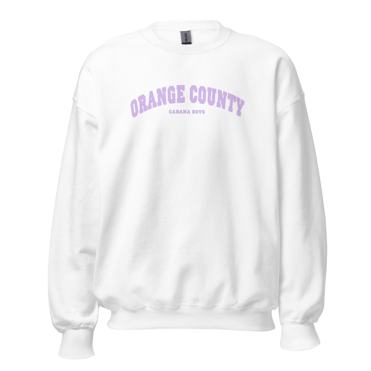 Collegiate Collection Orange County Sweatshirt Filled Letters