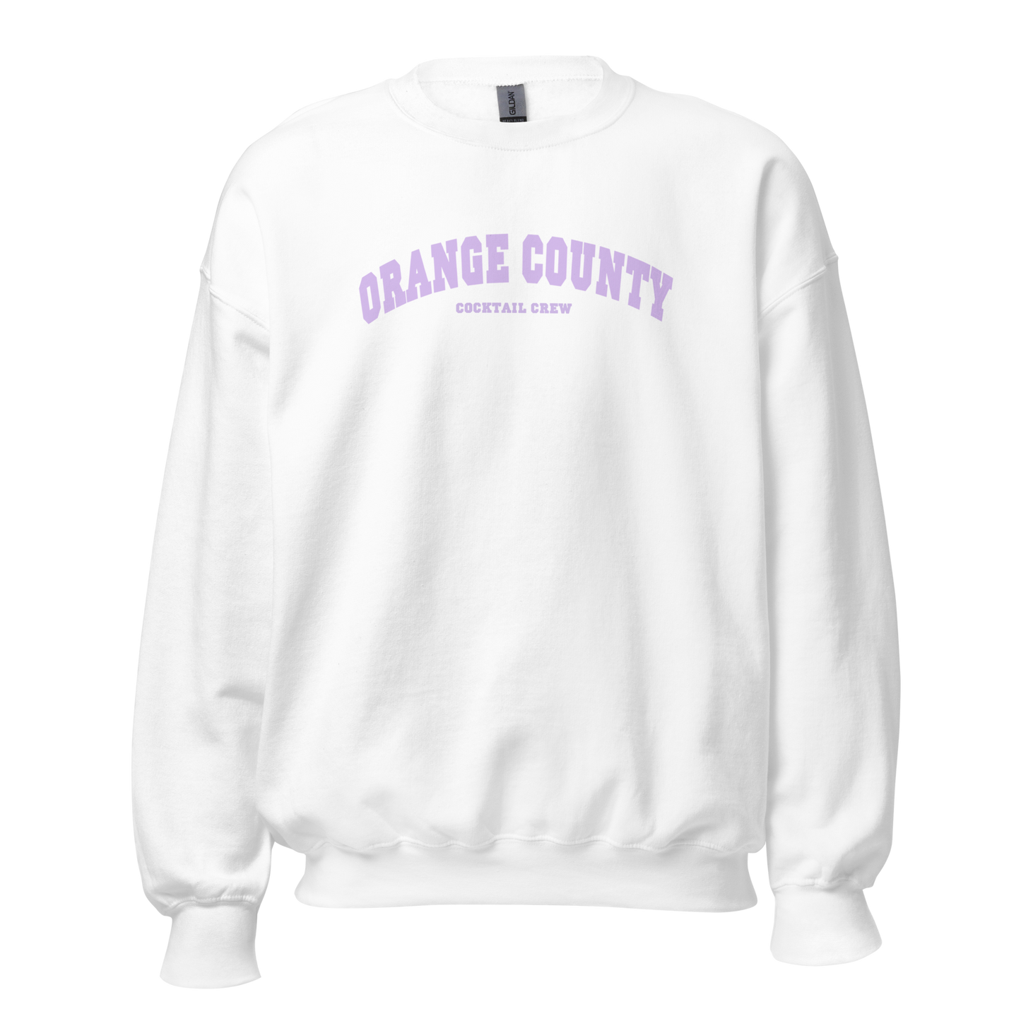 Collegiate Collection Orange County Sweatshirt Filled Letters