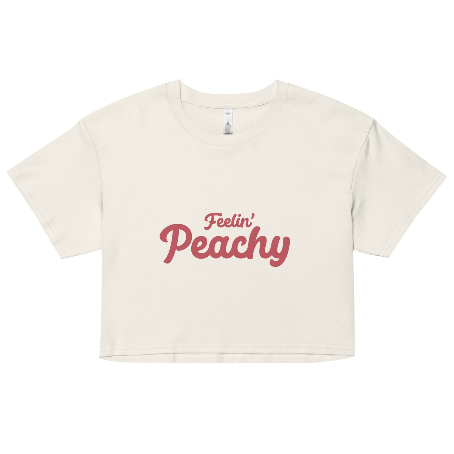 Feelin' Peachy Women’s crop top