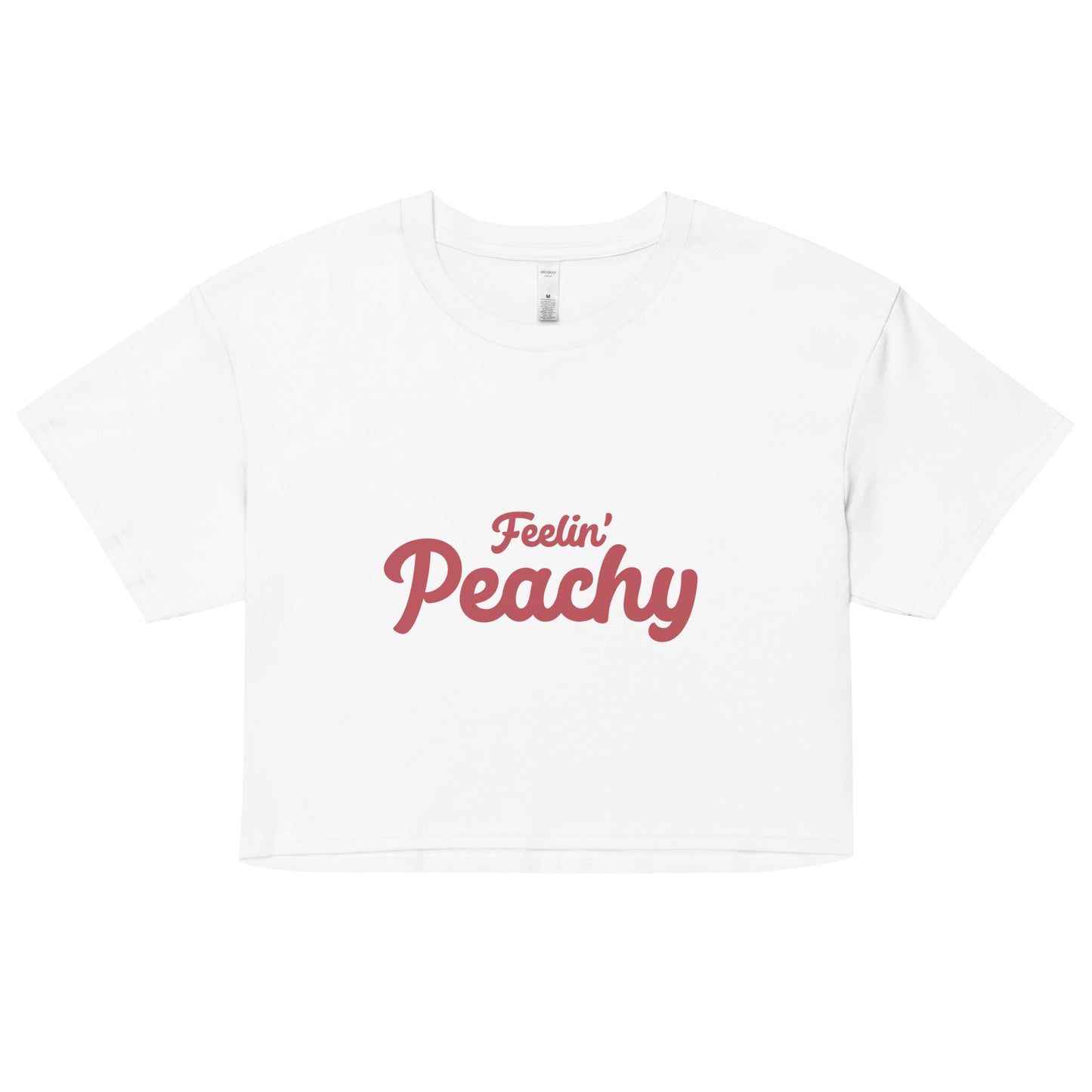 Feelin' Peachy Women’s crop top
