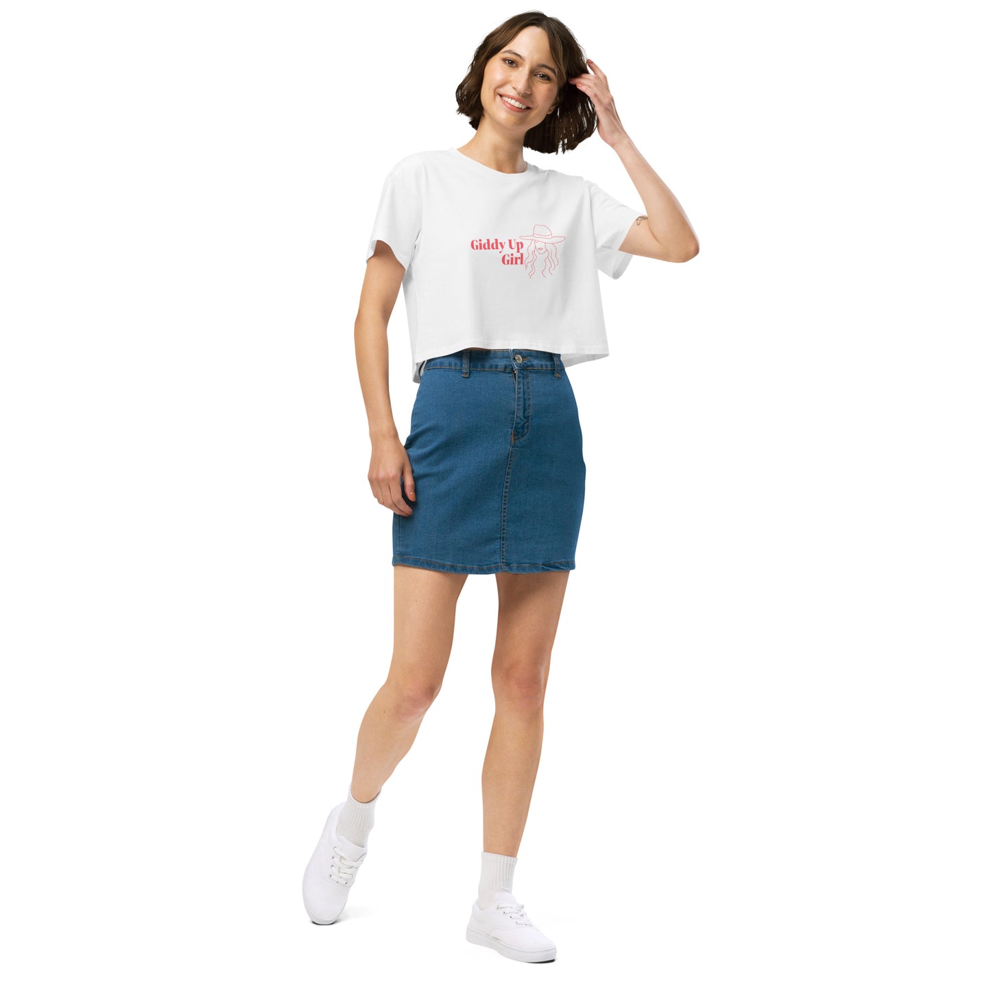 Giddy Up Women’s crop top