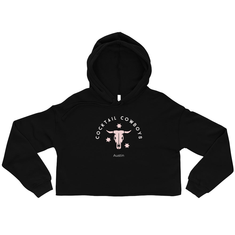 Cocktail Cowboys Austin Crop Hoodie