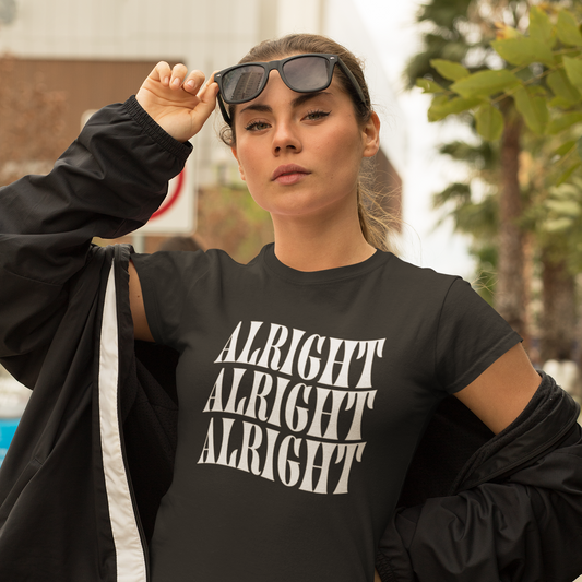 Alright, Alright, Alright Women's short sleeve t-shirt