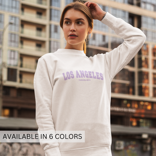 Collegiate Collection Los Angeles Sweatshirt Filled Letters