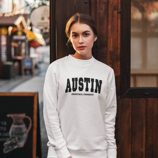 Collegiate Collection Austin Sweatshirt Filled Letters