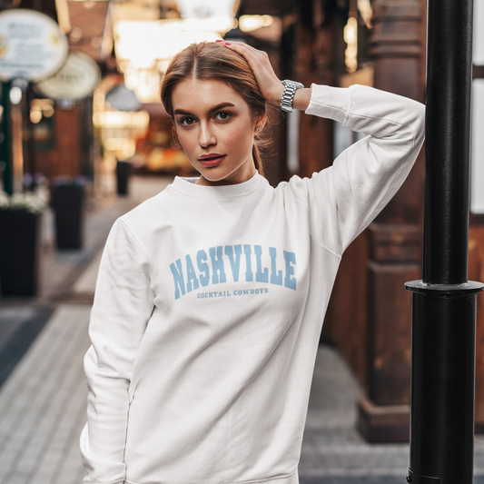 Collegiate Collection Nashville Sweatshirt Filled Letters