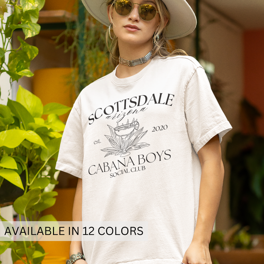 Social Club Cabana Boys Scottsdale Oversized Heavyweight T-shirt
