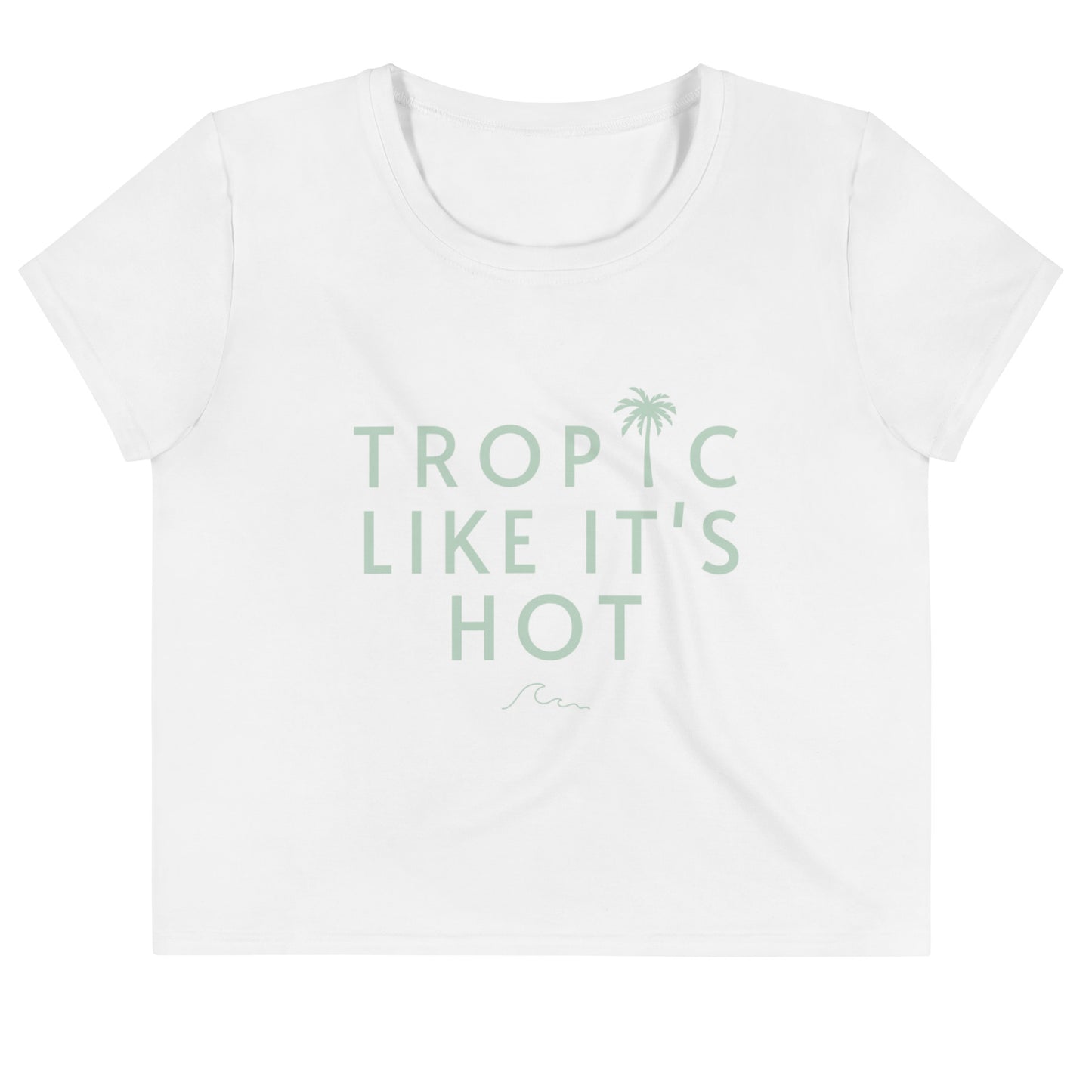 Tropic Like it's Hot Crop Tee