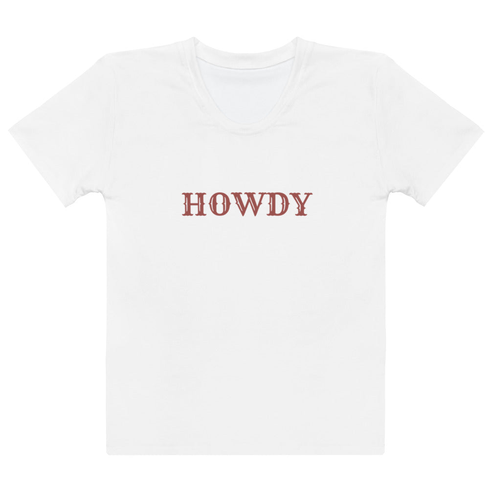 Howdy White Women's T-shirt