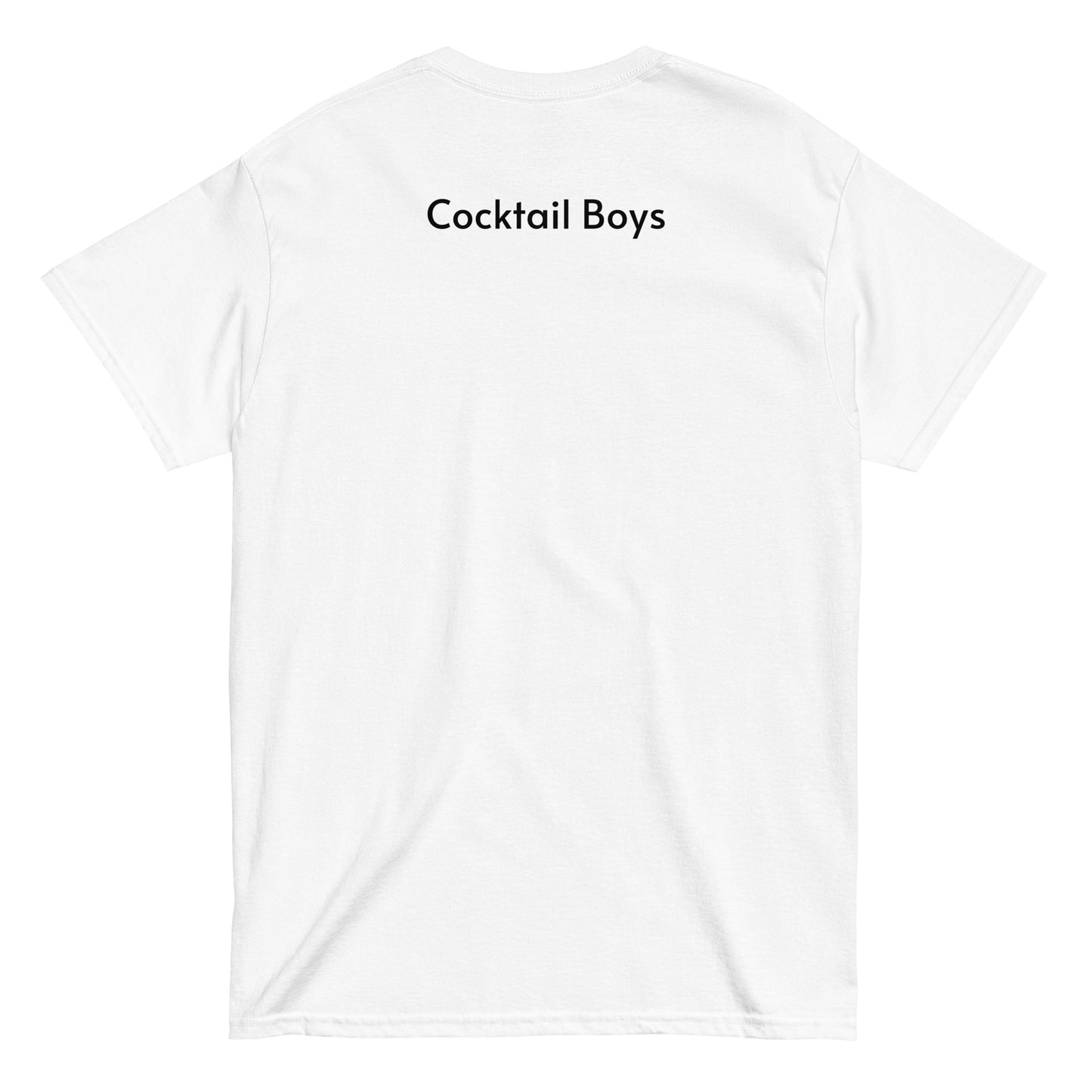 Cocktail Boys Blue logo Men's classic tee