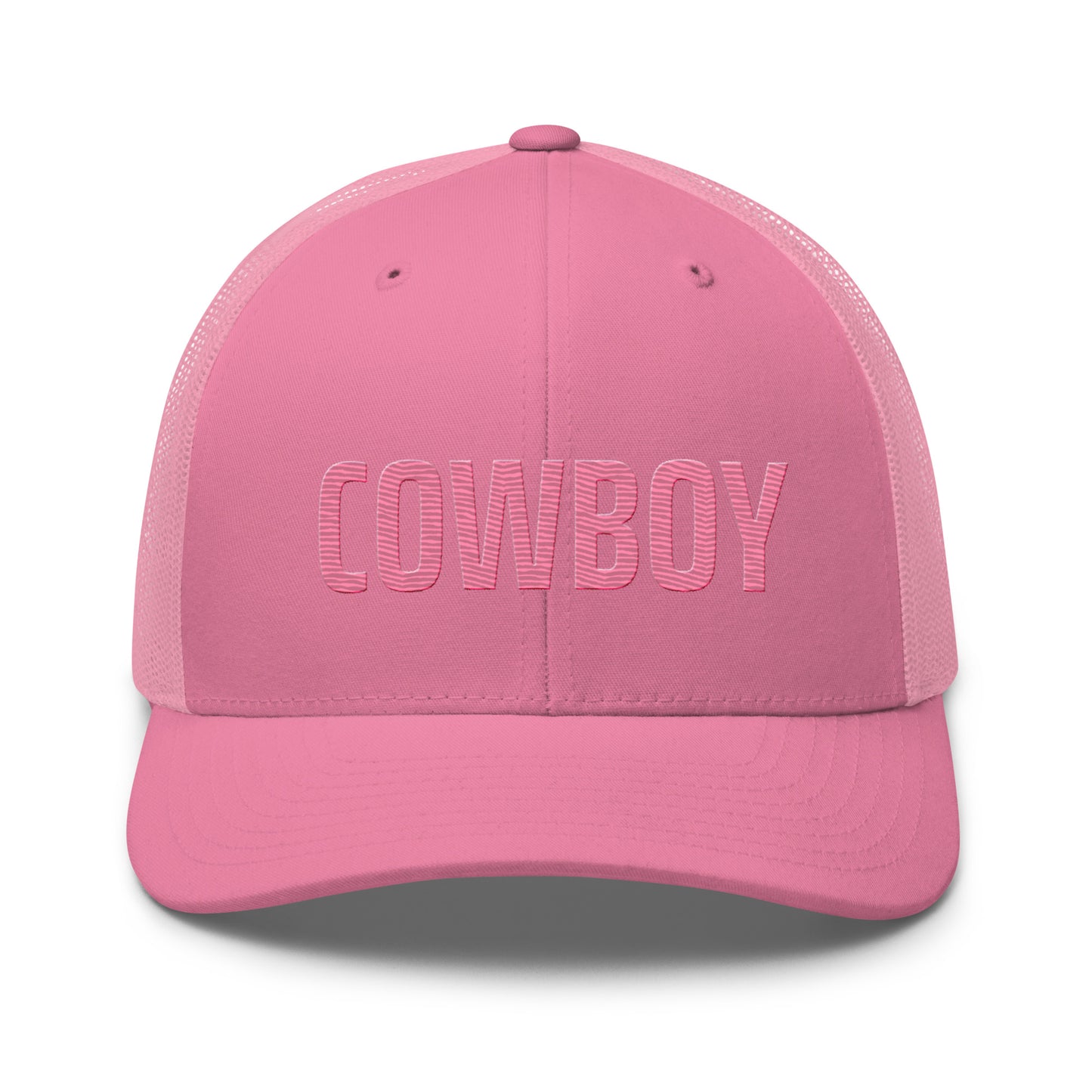 Pink Cowboy Trucker Cap