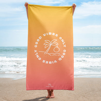 "Good Vibes Only" Towel
