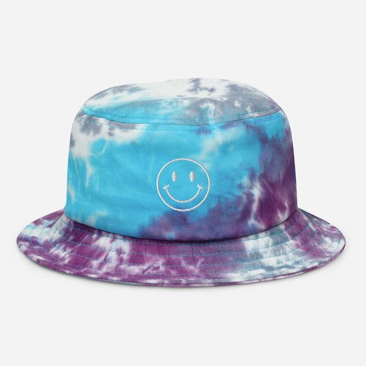 Smiley Face Tie-dye bucket hat