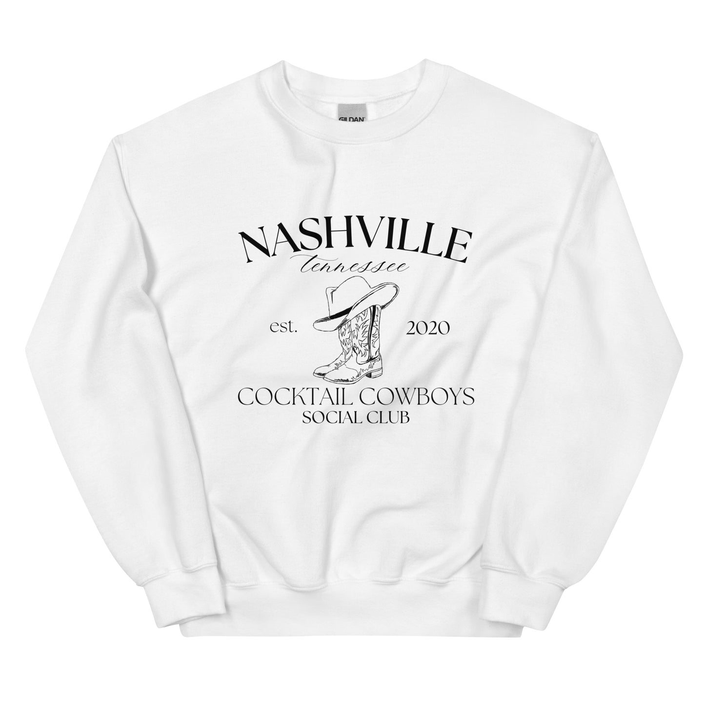 Social Club Cocktail Cowboys Nashville Sweatshirt