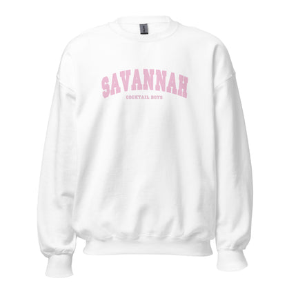 Collegiate Collection Savannah Sweatshirt Filled Letters