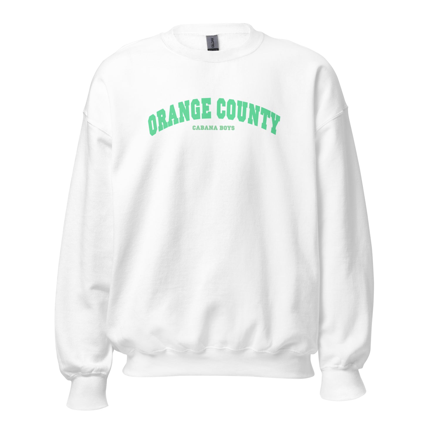 Collegiate Collection Orange County Sweatshirt Filled Letters