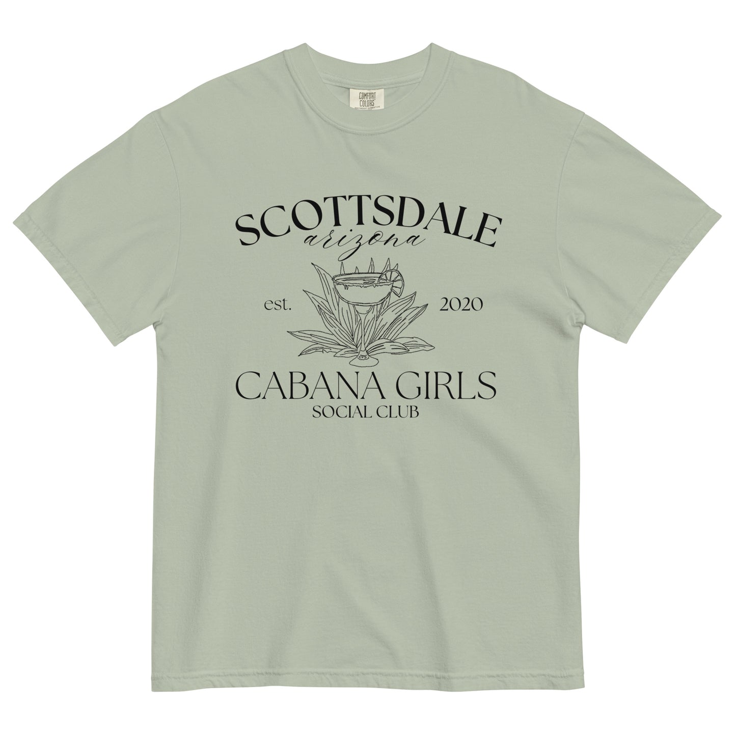 Social Club Cabana Girls Scottsdale Oversized Heavyweight T-shirt