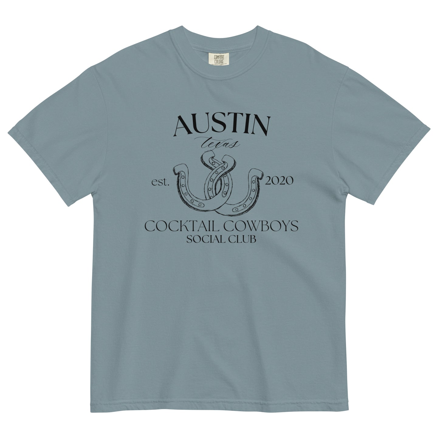 Social Club Cocktail Cowboys Austin Oversized Heavyweight T-shirt