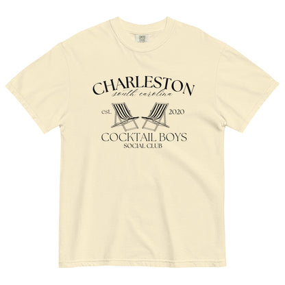 Social Club Cocktail Boys Charleston Oversized Heavyweight T-shirt
