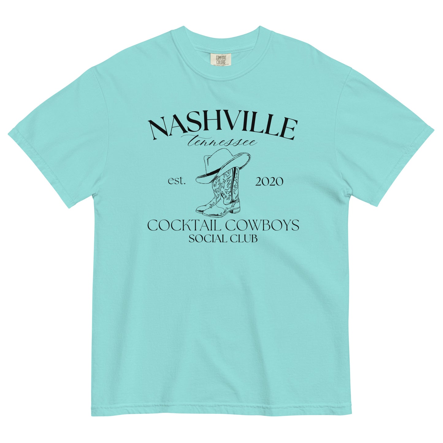 Social Club Cocktail Cowboys Nashville Oversized Heavyweight T-shirt