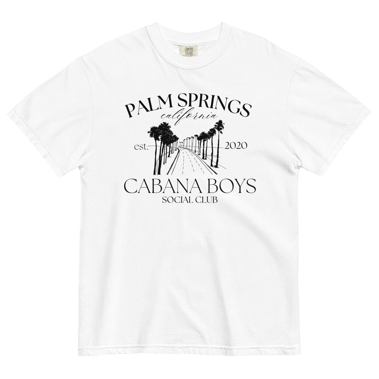 Social Club Cabana Boys Palm Springs Oversized Heavyweight T-shirt