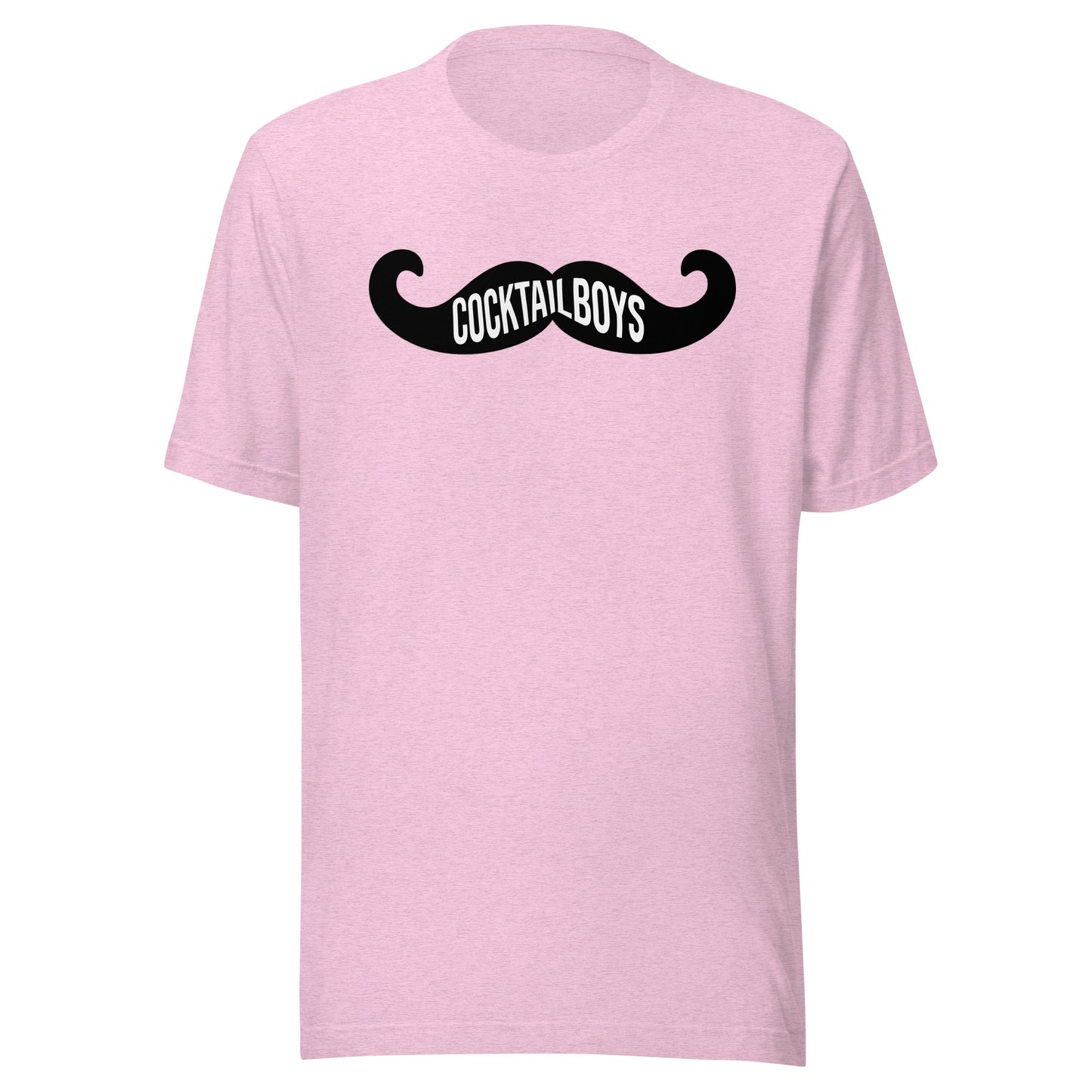 Cocktail Boys Mustache Unisex t-shirt
