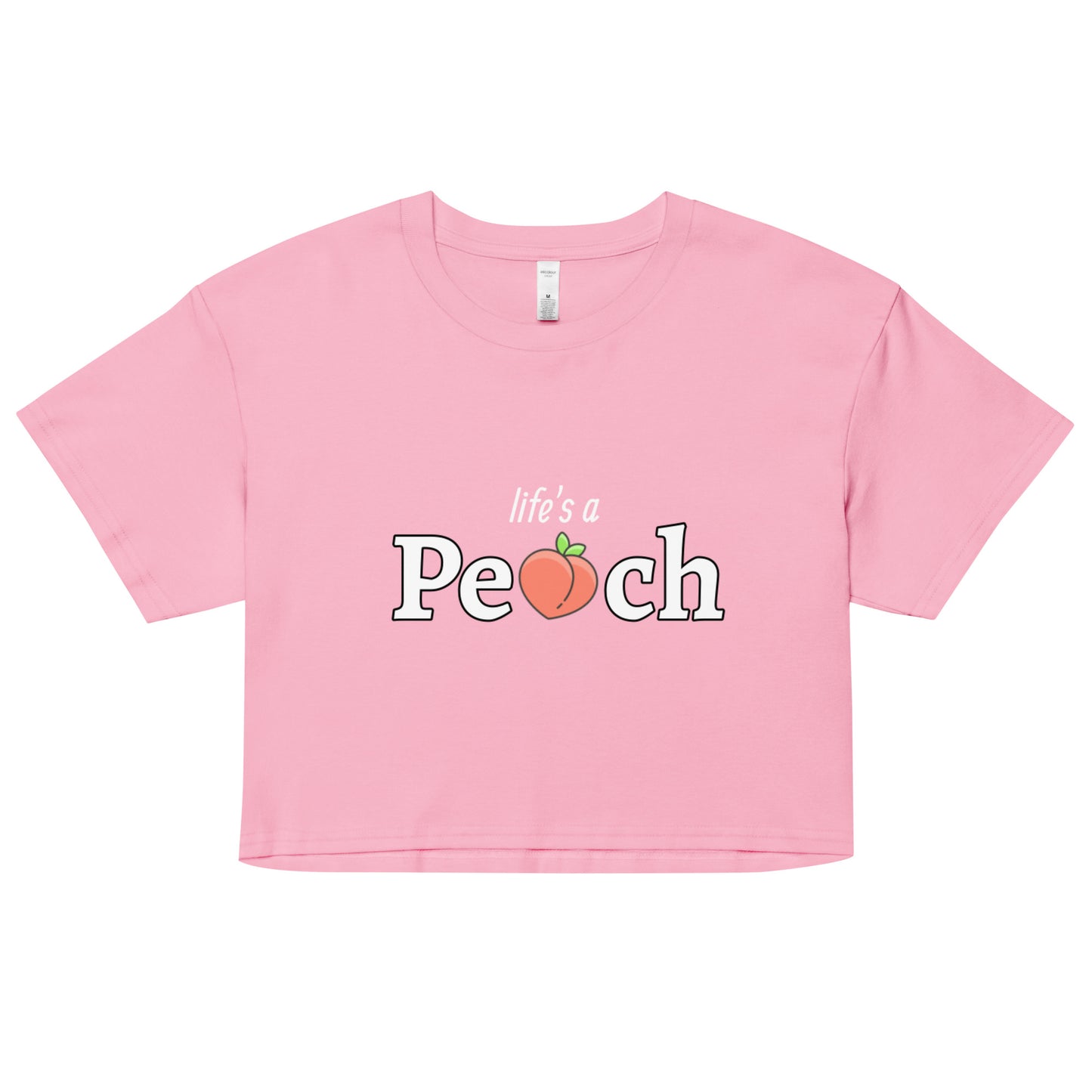 Life's a Peach Women’s crop top