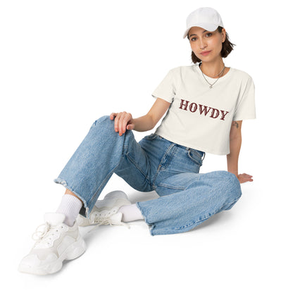Howdy Women’s crop top