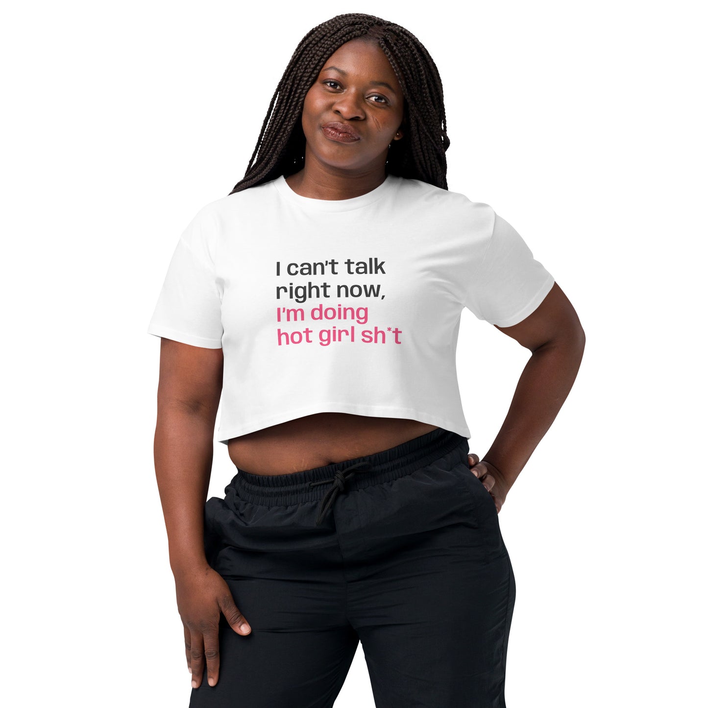 Can't Talk Right Now... Women’s crop top