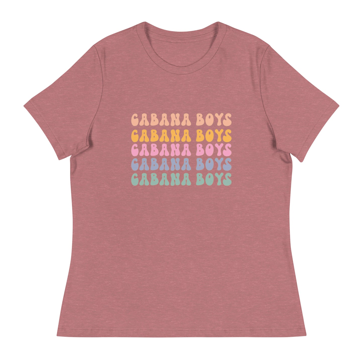 Groovy Cabana Boys Women's Relaxed T-Shirt