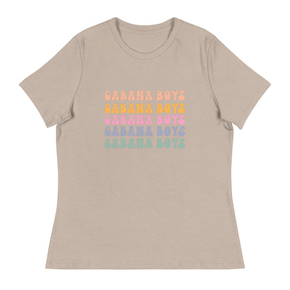 Groovy Cabana Boys Women's Relaxed T-Shirt